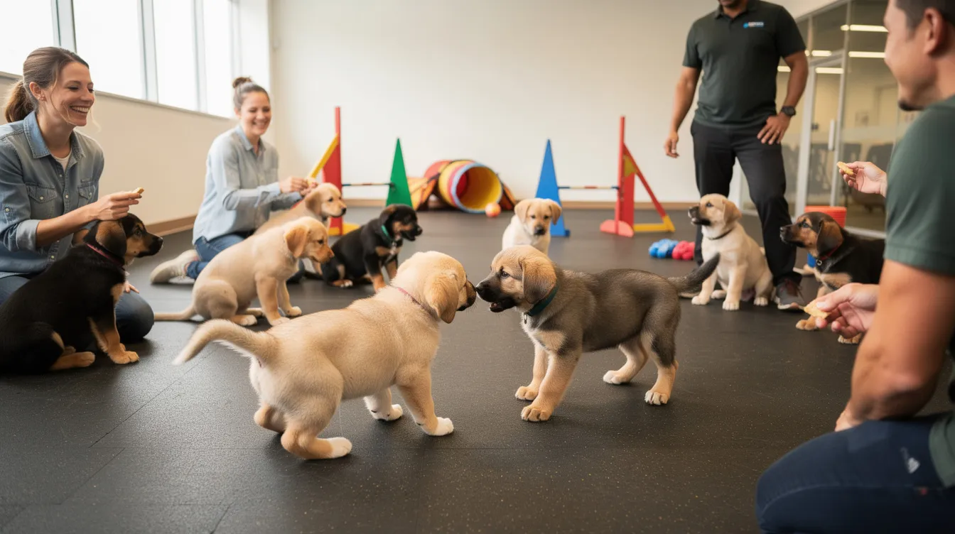 Puppy socialization checklist for early puppy training