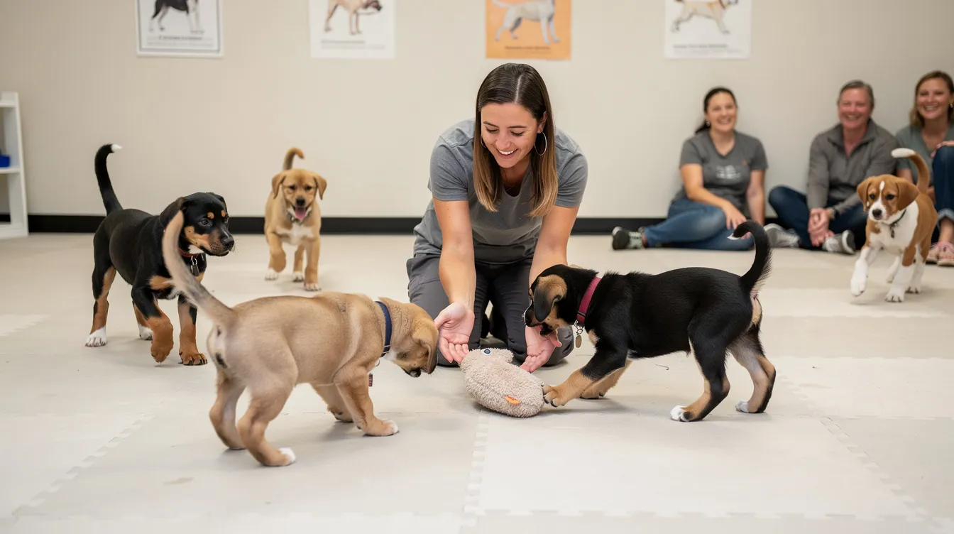 Puppy socialization checklist for safe new experiences